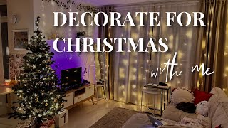 украшаем квартиру к новому году 2023 | рождественский декор комнаты | decorate for christmas with me