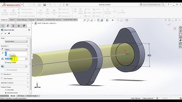 Solidworks tutorial - how to make camshaft