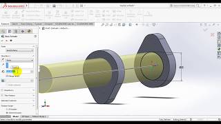 Solidworks tutorial  how to make camshaft