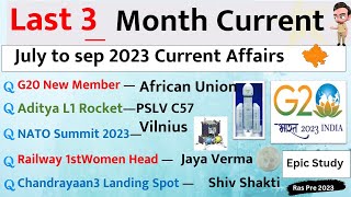 Ras Pre 2023| Current Affairs 2023| National Current Affairs Marathon 2023