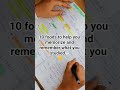 10 foods to help you memorize and remember what you studied#memorycoach #memorytraining #braintap