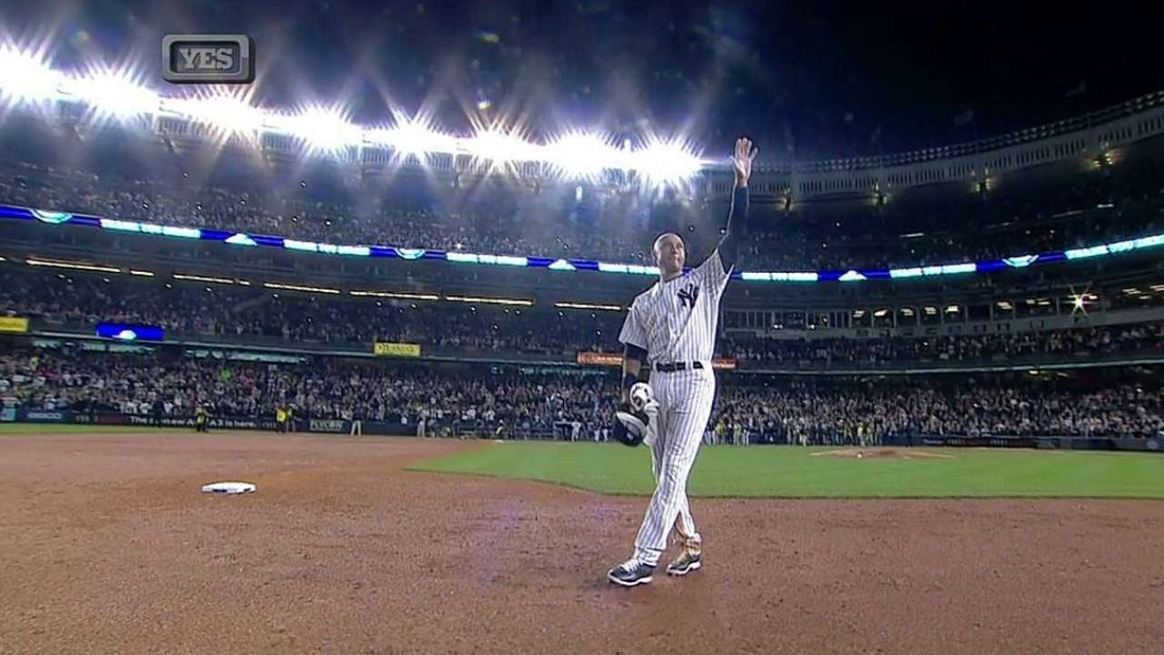 Yankees Videos on X: Last night, Derek Jeter was revealed as the