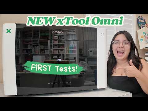 I Got the xTool Omni! Testing UV Printing for the First Time