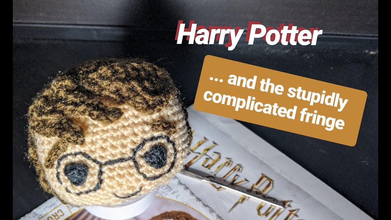 Harry Potter Crochet Kit (Aldi) Hair 