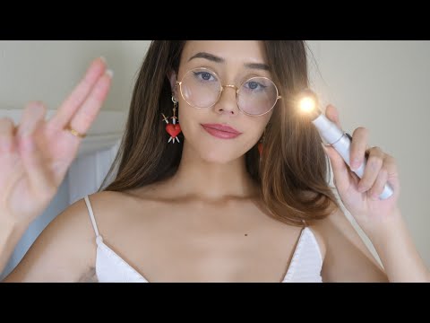 ASMR - Cranial Nerve Examination Medical Roleplay (smell, hearing, touch, taste)