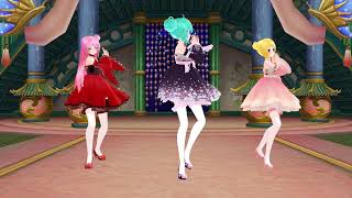 mmd miku, rin, Luka Tougen Renka