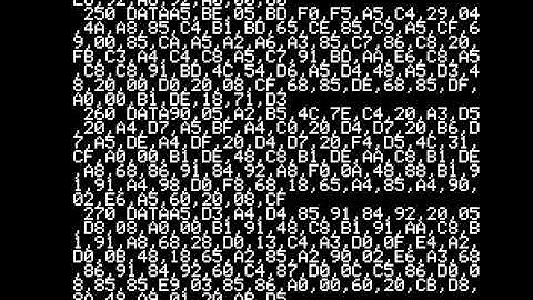 Assembler-BASIC convertor for Oric Atmos computer