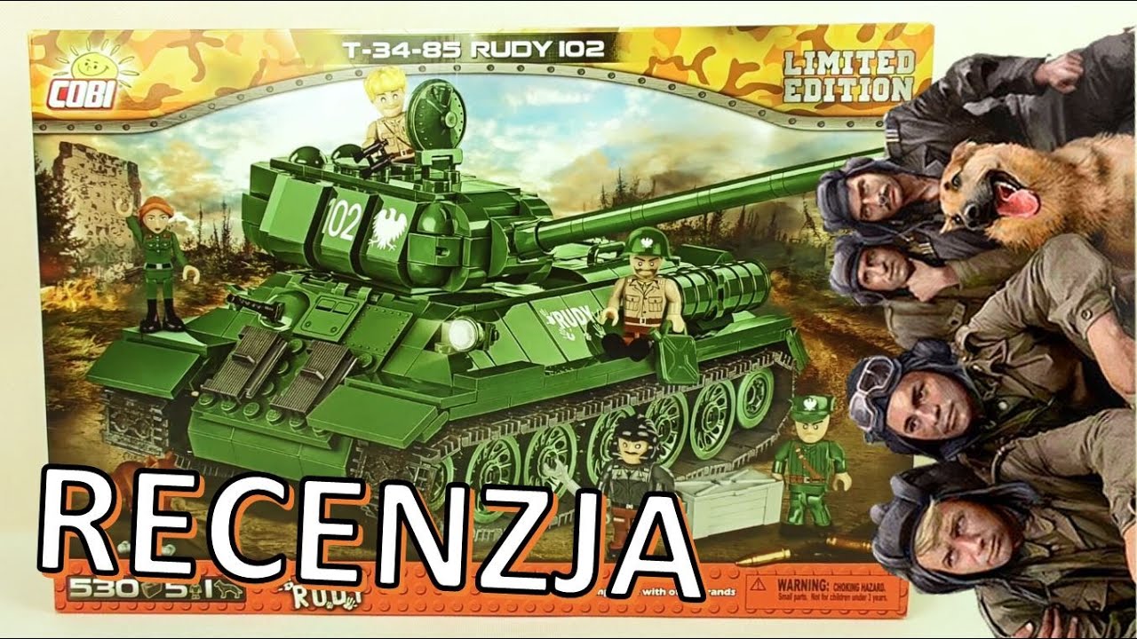 Cobi Rudy COBI T-34/85 Rudy 102 (Limited Edition) / RECENZJA - YouTube