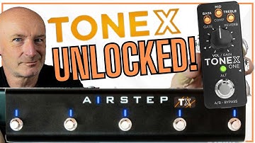 AIRSTEP TX For TONEX ONE - GAMECHANGER OR NOT? - CONTROLLER FOOTSWITCH. M-Vave  CHOCOLATE beater?