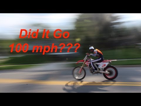 Honda Crf450 Top Speed And Performance Unveiled