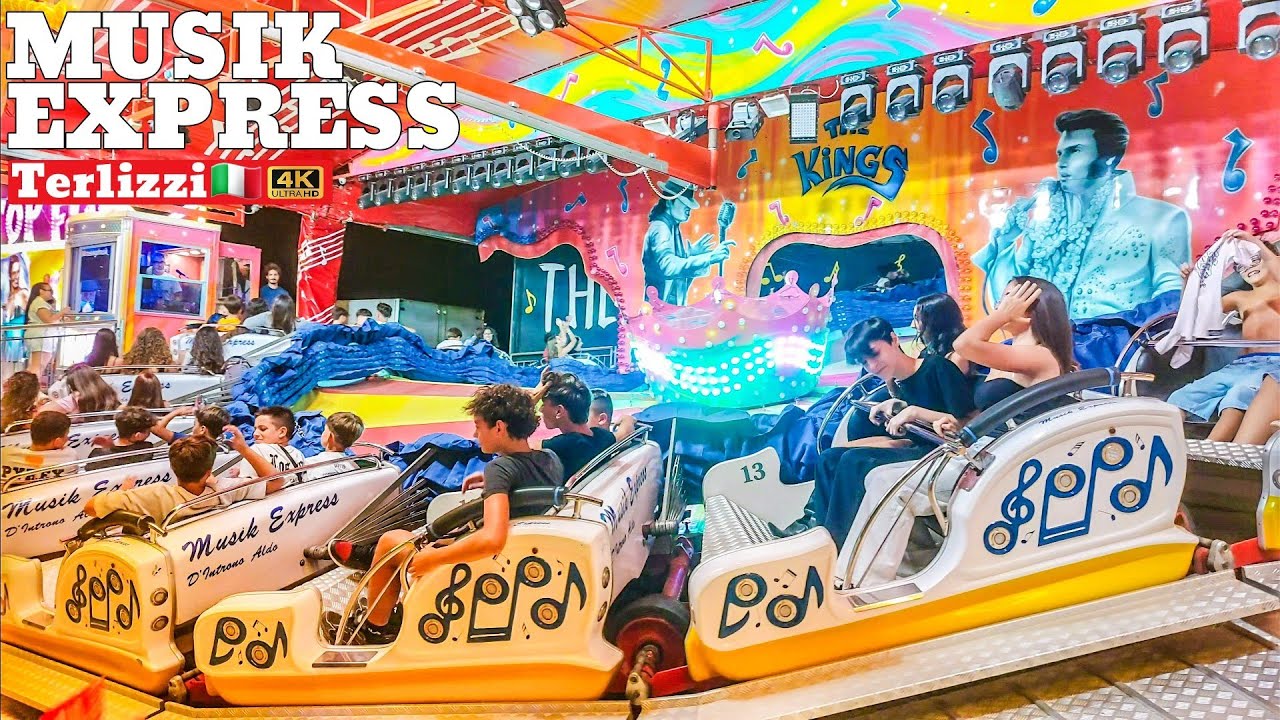 MUSIK EXPRESS Ride Giostre 2025 🇮🇹 Terlizzi 4K