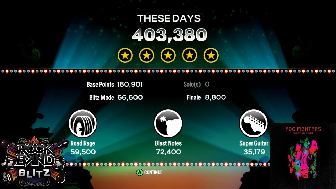 Rock Band Blitz These Days Foo Fighters YouTube