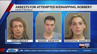 Trio Arrested for Attempted Kidnapping, Robbery FOX