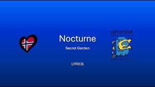 Nocturne - Secret Garden | Lyrics with translations | Norway 1995 | Eurovision 1995 winner