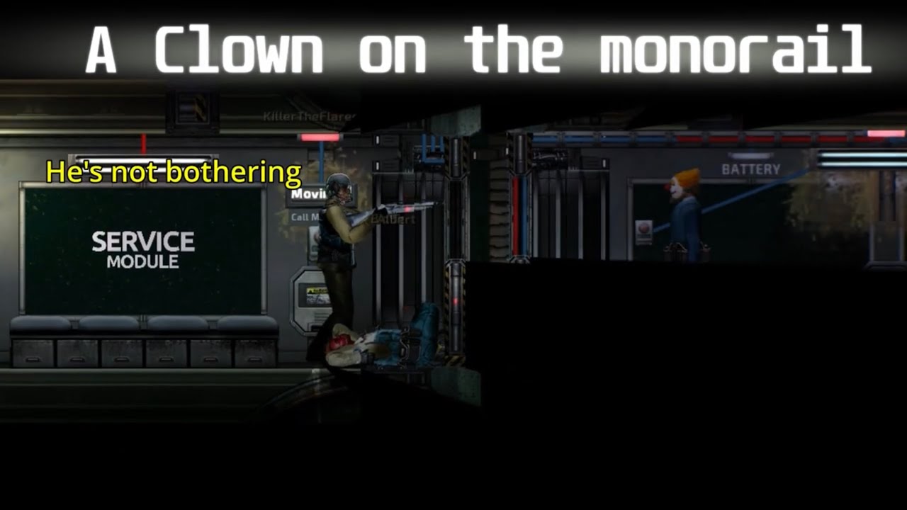 Barotrauma MOD A Clown on the monorail YouTube