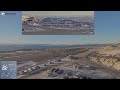 Nuuk airport march construction recap blasting timelapse meteor etc