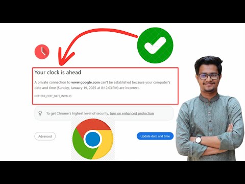 Your clock is behind NET::ERR_CERT_DATE_INVALID - Google Chrome Community
