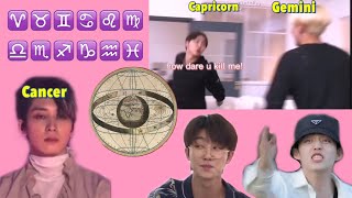 Seventeen acting like their zodiac signs for 15 minutes straight