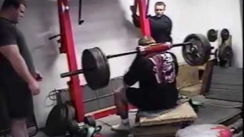 Westside Barbell Old School Low Box With Safety Squat Bar