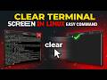 How to Clear Terminal Screen in Linux (Easy Command)