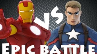 DISNEY INFINITY 3.0 EPIC BATTLES Captain America VS Iron Man - Marvel Civil War