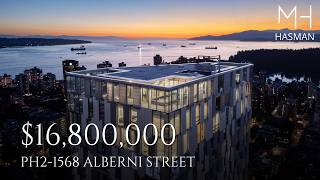 A Magnificent Three-Level Penthouse Residence at Alberni by Kengo Kuma in Downtown Vancouver