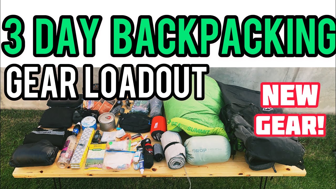 3 day Backpacking GEAR LIST---best NEW backpacking gear 2020 