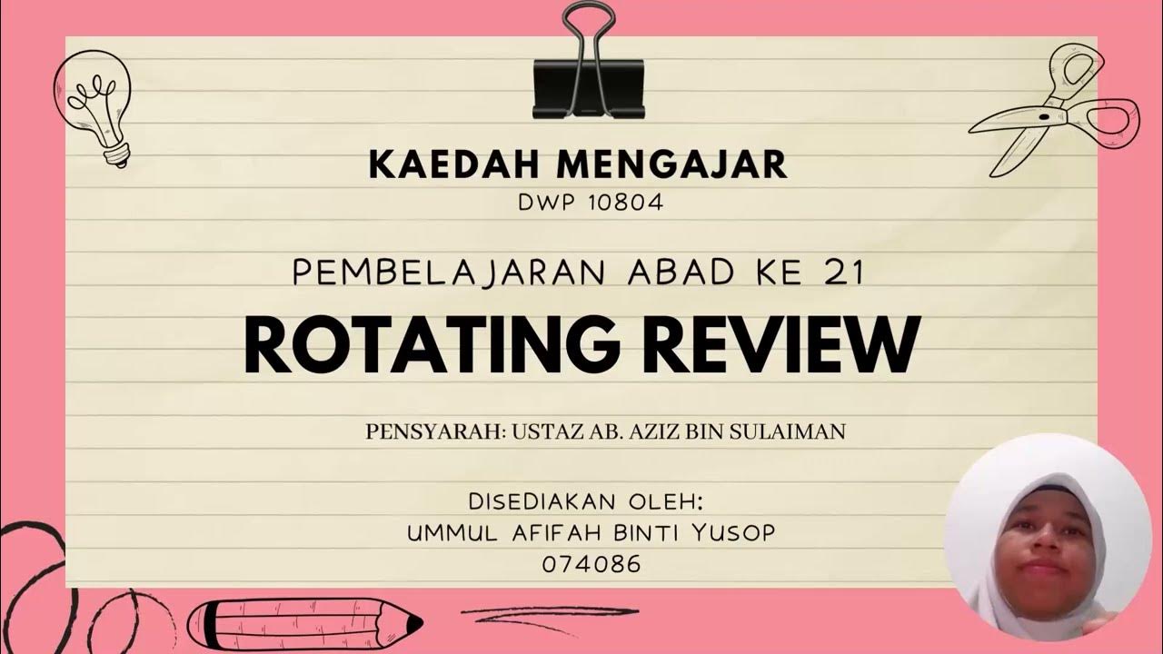 PAK21 ROTATING REVIEW YouTube