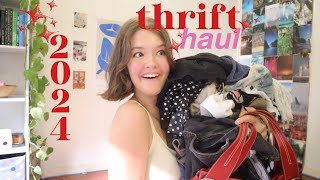 the best tryon thrift haul!! new closet for 2024!