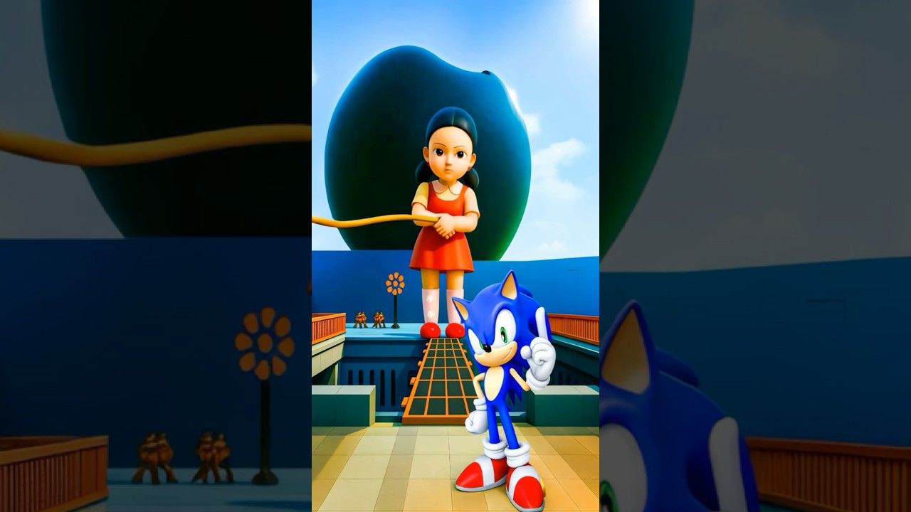 Sonic in Squid Game 3 #squidgame3 #funny #cute #cutebaby #cartoon #sonic #animation #shorts