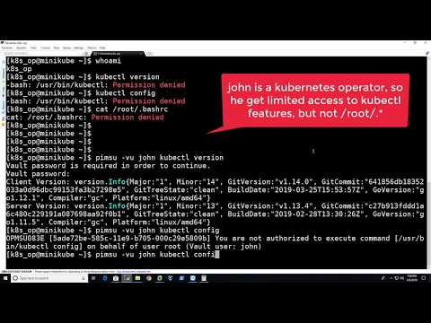 Using CyberArk OPM to secure Kubernetes cluster node