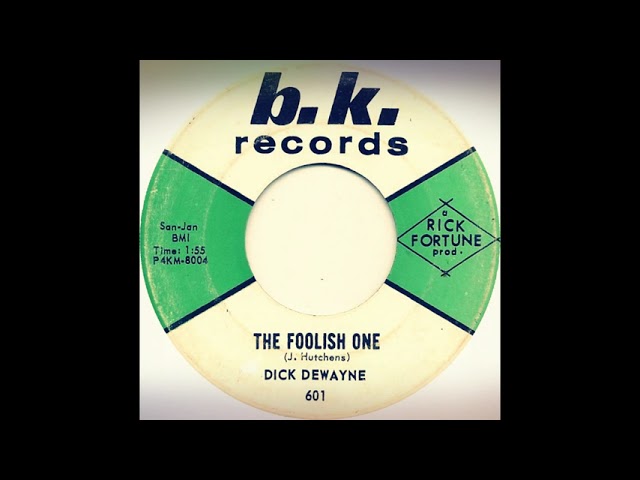 在 YouTube 上觀看「TEEN Dick Dewayne - The Foolish One (1963)」