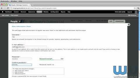How to login into your site and create a new user.m4v