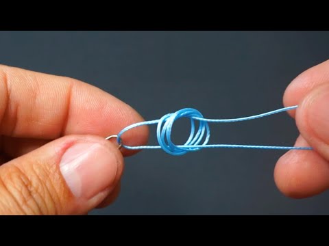 Strong and Simple! Quick & Fast Fishing Knot for Snap & Swivel