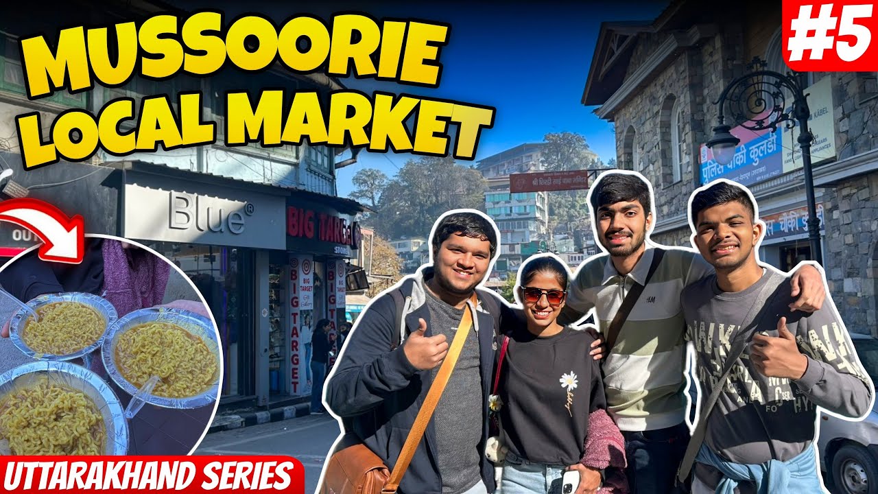 Mussoorie : Ropeway,Sightseeing And Mall Road Shopping | Uttarakhand Series - Vlog 05 🏔️❤️ 
