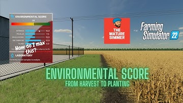 FS22 PRECISION FARMING - ENVIRONMENTAL SCORE FOCUS | Farming Simulator 22