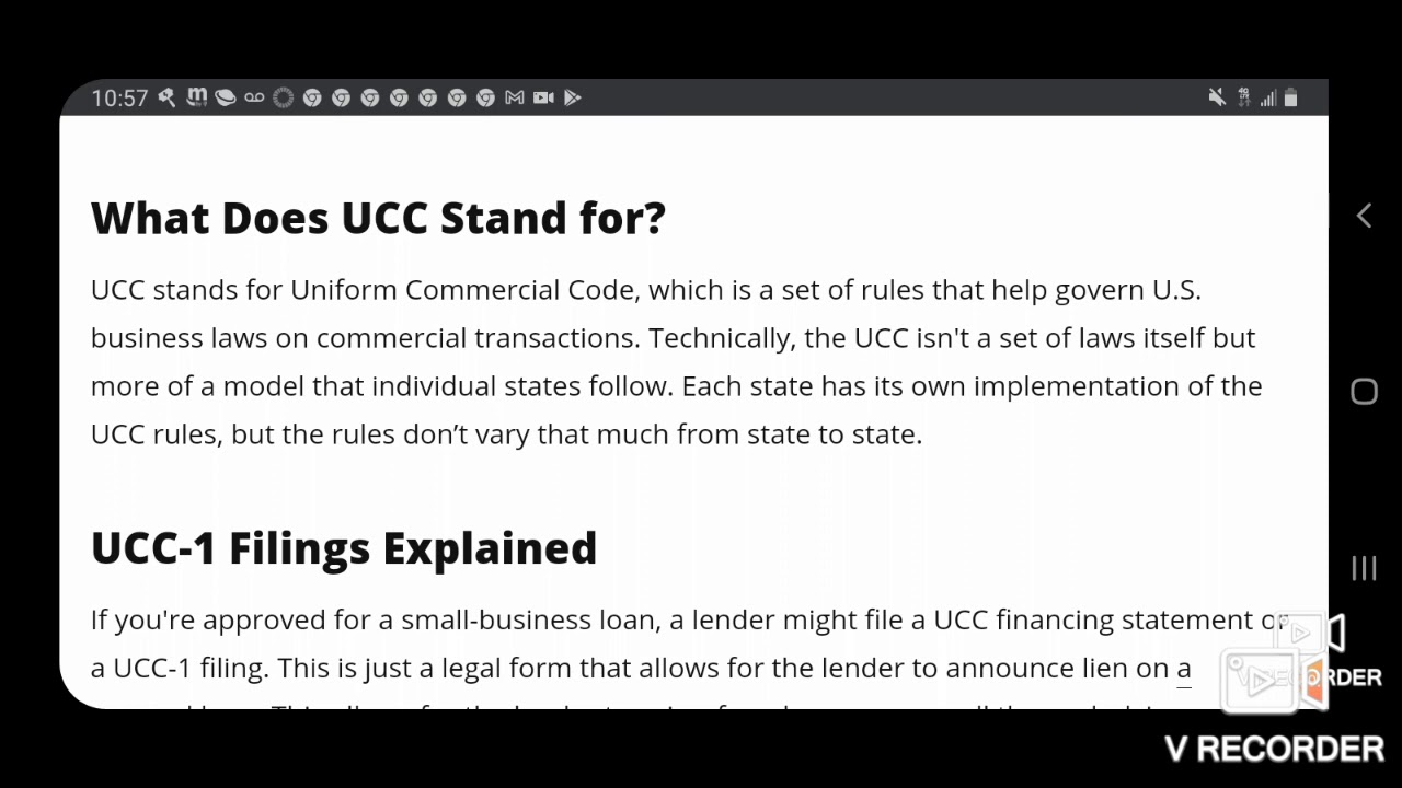 WHY IS MY UCC-1 REJECTED - YouTube