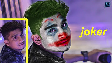 Photoshop: How to Transform a Face into JOKER from the 2019 Movie / Tech perfect