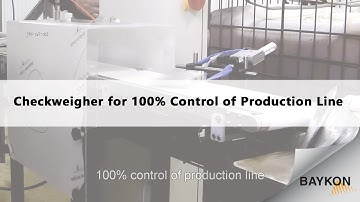 Checkweigher for 100% Control of Production Line