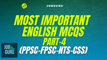 Most Repeated English MCQs With Answers (P-4) | PPSC-FPSC-CSS-IAS Test Preparation