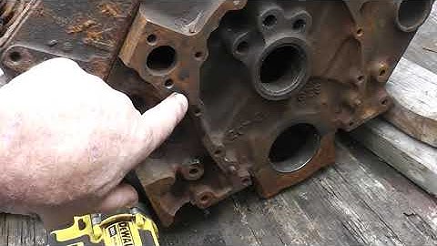 Plugging Coolant Bypass at Water Pump Gen 1 Chevy 350 SBC