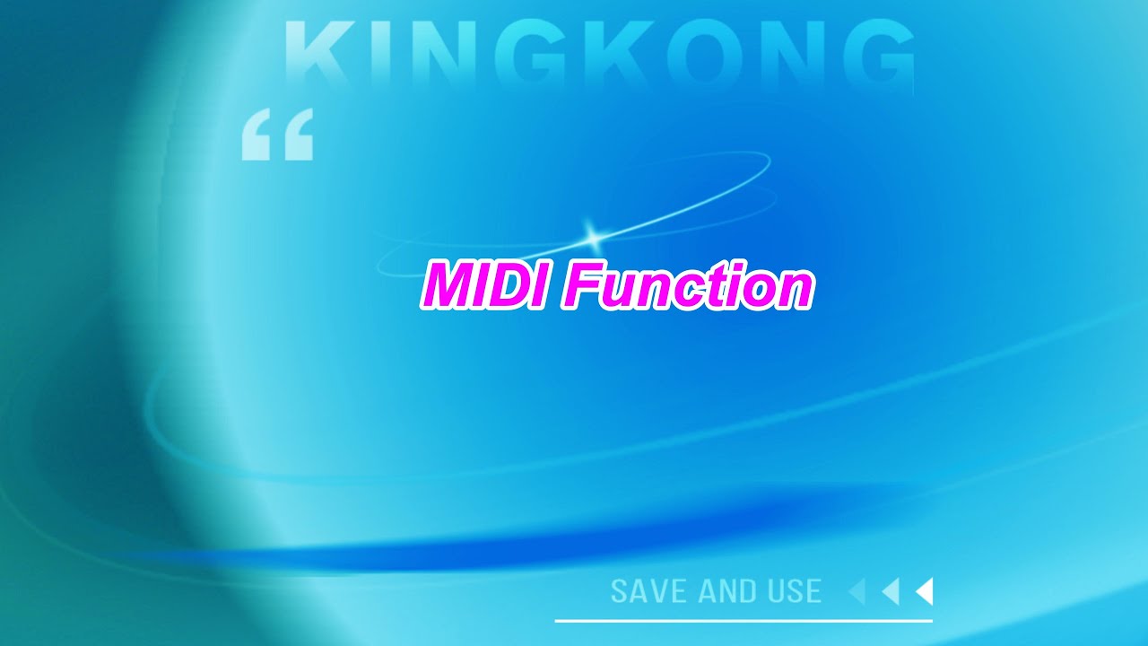 About MIDI Function - YouTube