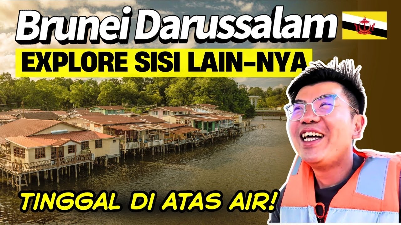 Melihat SISI LAIN BRUNEI, Ribuan Orang HIDUP TERAPUNG DI ATAS SUNGAI ❓ 😱