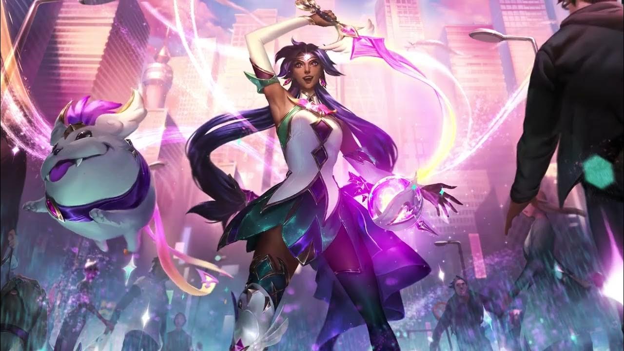 STAR GUARDIAN NILAH SPLASH ART ANIMATED WALLPAPER ENGIME - YouTube