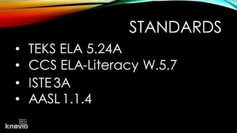 Big 6 Introduction Video for Blendspace