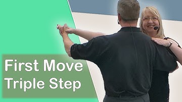 First move Triple Step - Popular Intermediate Modern Jive Footwork Steps from a First Move