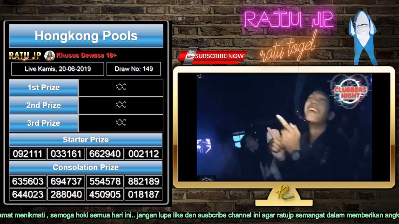 Livedraw Hongkong 20 Juni 2019 Youtube