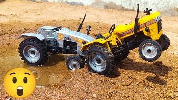 Diy tractor stuck in mud mini science project Part ||@KeepVilla ||@CS TOY#tractor