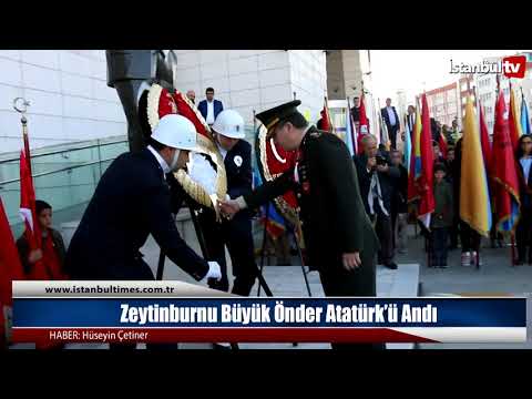 Zeytinburnu Büyük Önder Atatürk’ü Andı