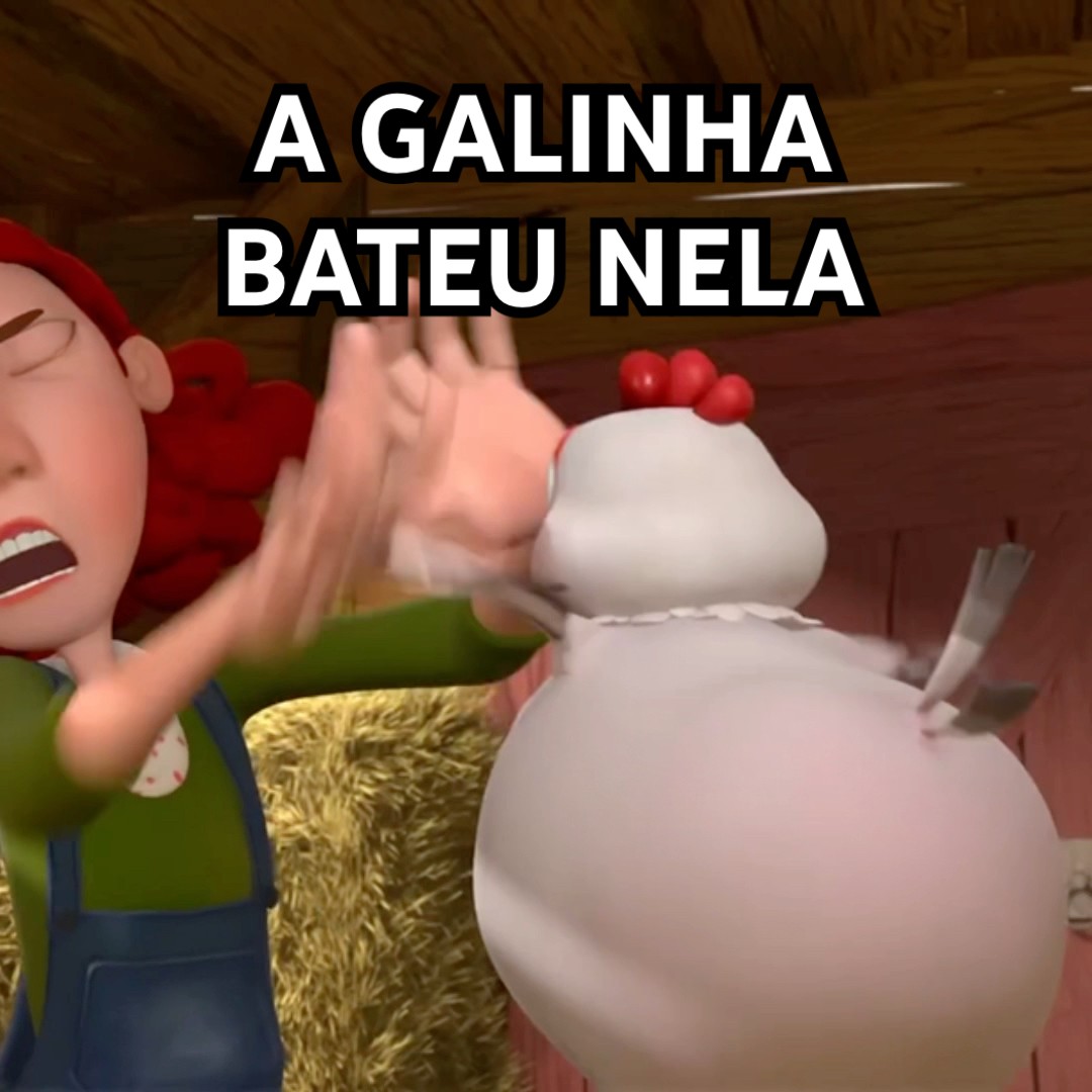 A GALINHA BATEU NA MULHER KKKK #shorts